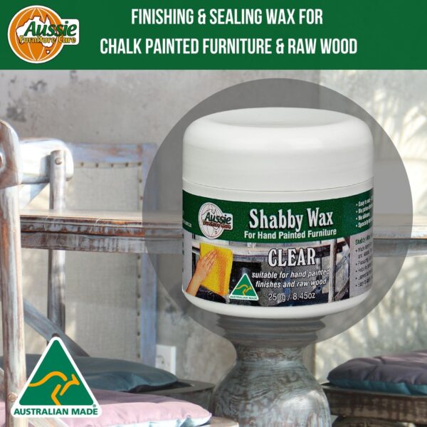 Finishing Wax For Hand Painted & Raw Wood Furniture 250gr
